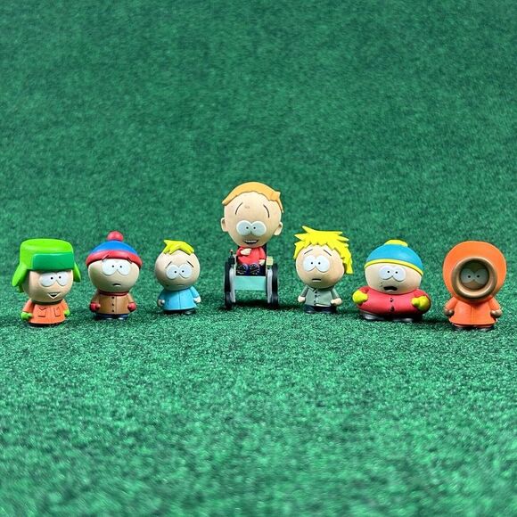 Other - South Park 2004‎ Vinyl Figures Stan Cartman Kenny Kyle Butters Timmy Tweek